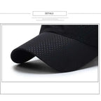 Unisex Breathable Mesh Baseball Cap with Lightweight Quick Dry Design for Outdoor Activities