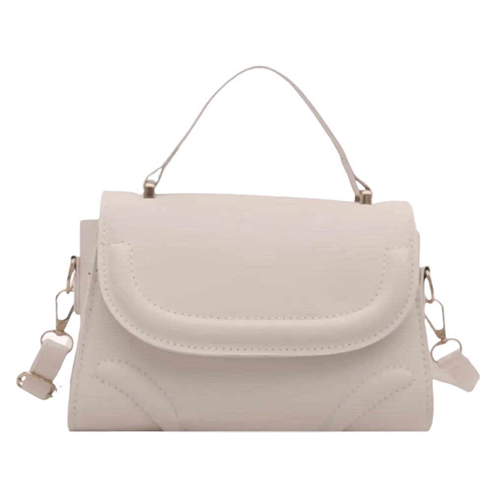Minimalist Flap Crossbody Satchel Bag with Adjustable Strap Everyday Design