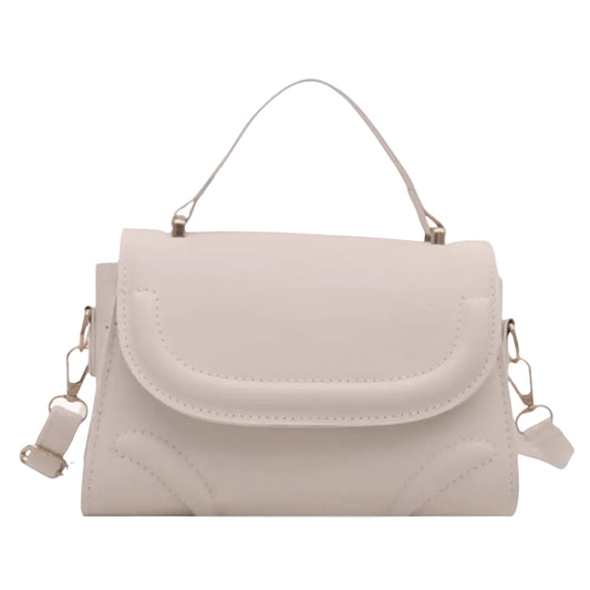 Minimalist Flap Crossbody Satchel Bag with Adjustable Strap Everyday Design