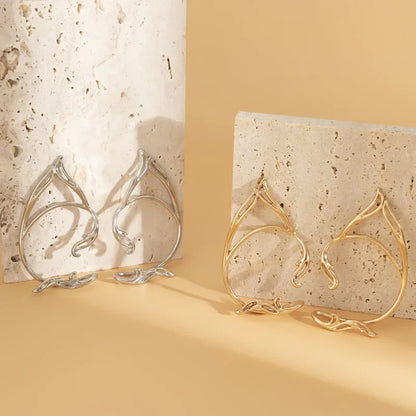 Elf Ear Cuff Clip Earrings for Gothic Fantasy Alternative Fashion