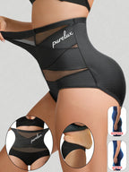 8-Piece Women’s High-Waisted Seamless Briefs Set with Smooth Stretch Silhouette, Wide Waistband and Assorted Solid Colors