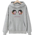 Fantasy Character Graphic Hoodie with Relaxed Streetwear Fit and Front Artwork