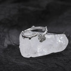 Thorn Wrapped Open Ring for Gothic Punk and Dark Romantic Fashion