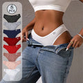 Low-Rise V-Waist Brief Panties Eight-Pack with Smooth Contoured Edges