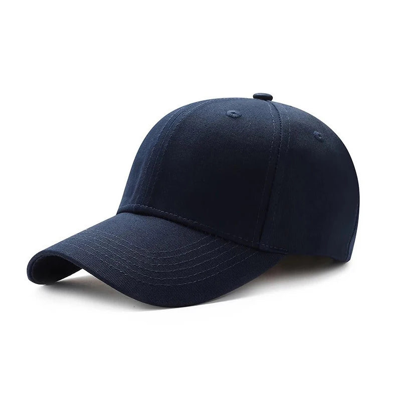 Minimalist Solid Baseball Cap Adjustable Curved Brim Casual Streetwear Fashion Hat