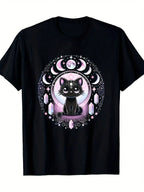 Kawaii Anime Goth Graphic Tee With Alternative Retro Streetwear Aesthetic