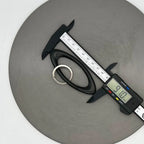 Star Carabiner Keychain Charm for Y2K Gothic and Alternative Fashion