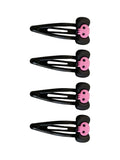 Skull Accent Hair Clip Set Cute Gothic Alternative Fashion Accessories