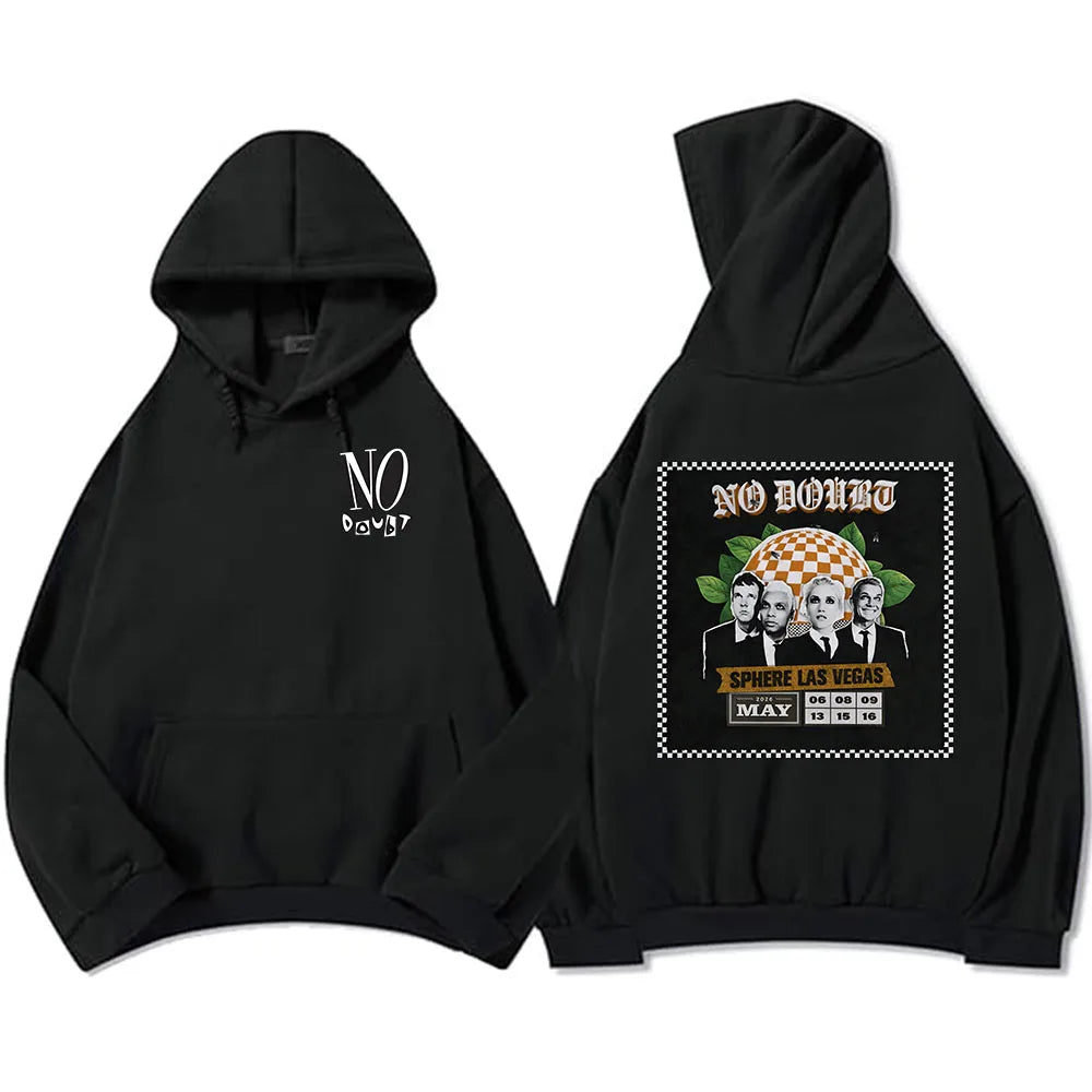 Retro Event Graphic Hoodie with Relaxed Streetwear Silhouette and Back Artwork