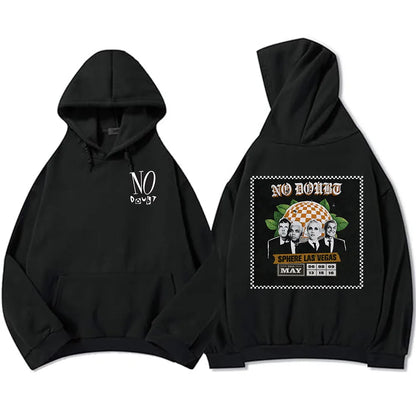 Retro Event Graphic Hoodie with Relaxed Streetwear Silhouette and Back Artwork