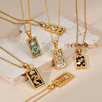Mystic Card Pendant Necklace for Gothic and Alternative Styling