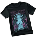 Anime Goth Punk Graphic Tee With Retro Alternative Streetwear Aesthetic