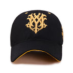 Structured Embroidered Baseball Cap with Decorative Geometric Details for Contemporary Streetwear Fashion