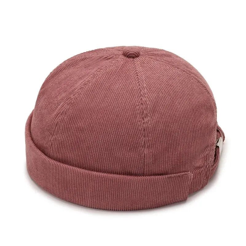 Minimalist Brimless Polyester Knit Beanie for Everyday Casual Streetwear Four Season Fashion Style