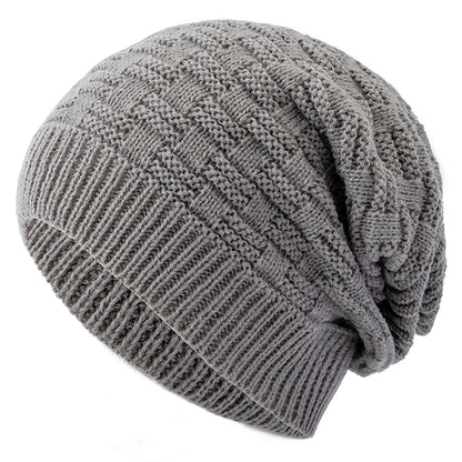 Long Slouchy Acrylic Knit Beanie for Relaxed Streetwear Casual Winter Everyday Fashion Style