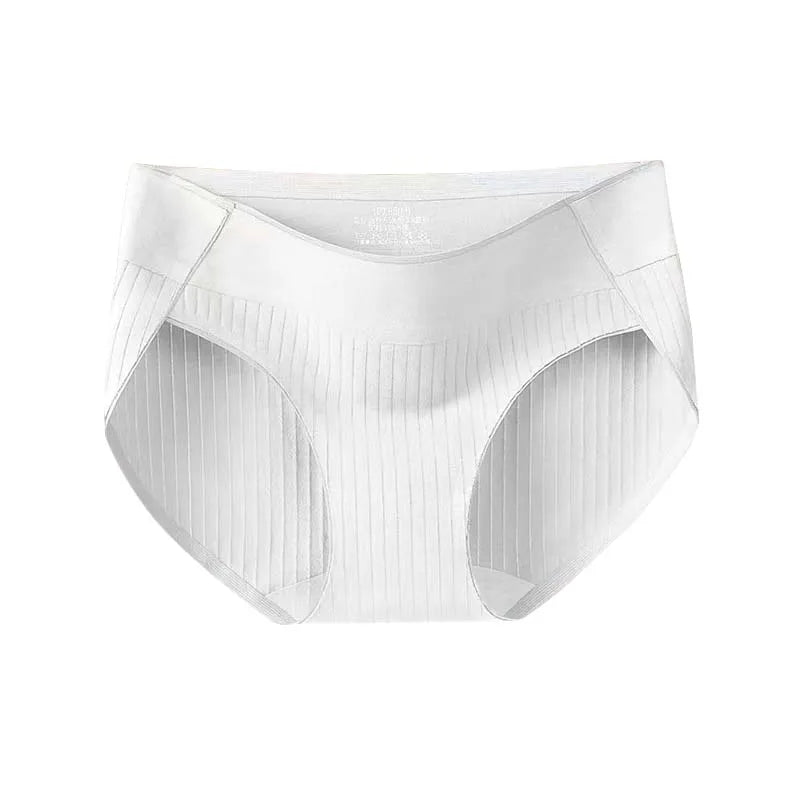 3-Piece Seamless Ribbed Mid-Rise Brief Set in Earthy Neutrals
