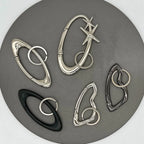 Star Carabiner Keychain Charm for Y2K Gothic and Alternative Fashion
