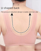 Seven-Piece Front-Closure Lace Bra Set with Wide Straps