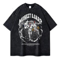 Dark Manga Graphic Oversized Vintage Streetwear Casual Cotton T-Shirt