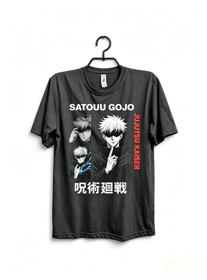 Anime Sorcerer Oversized Japanese Streetwear Graphic Cotton Casual T-Shirt