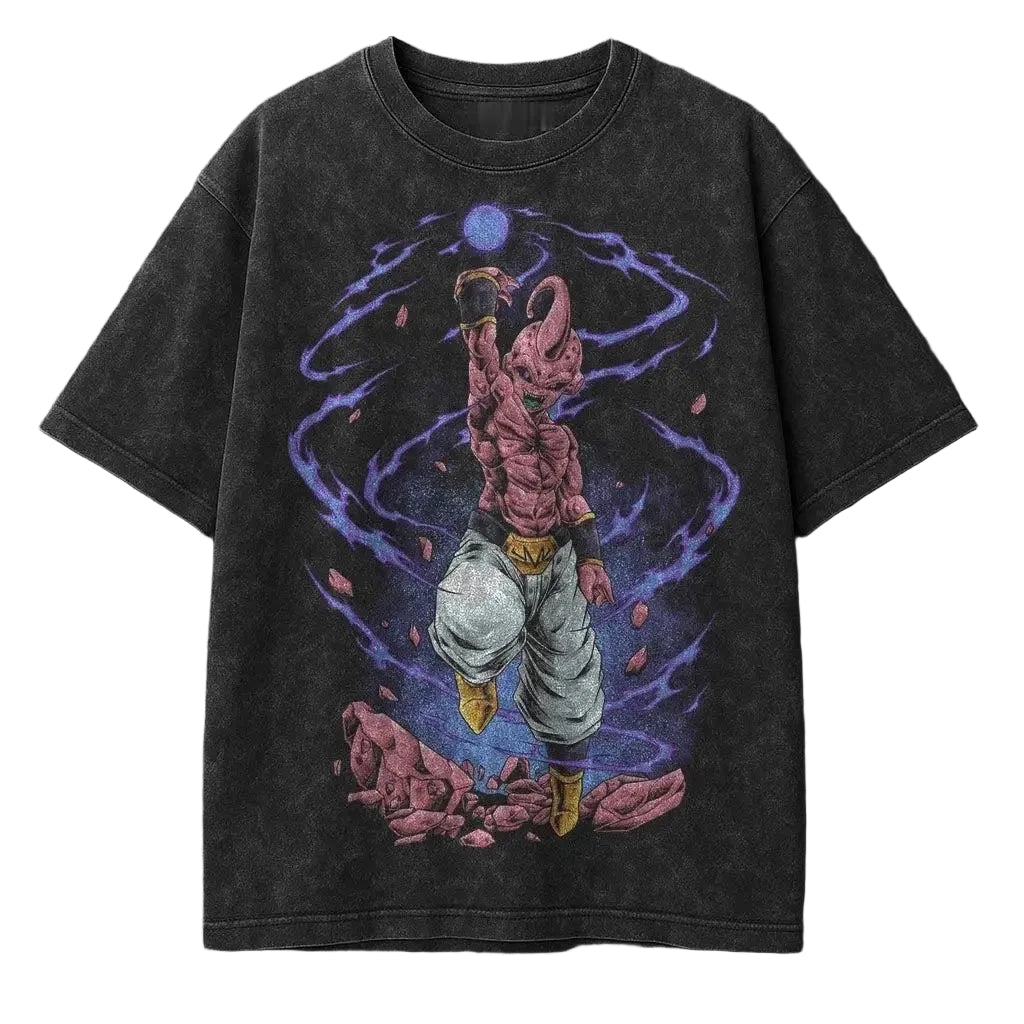 Anime Cosmic Villain Manga Graphic Vintage Oversized Streetwear Cotton Tee