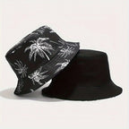 Unisex Tropical Print Bucket Hat for Casual Beach Travel and Everyday Outdoor Adventures