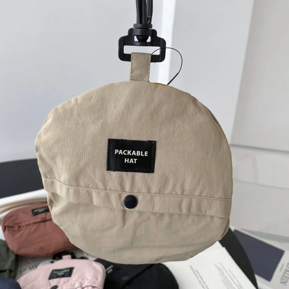 Unisex Waterproof Bucket Hat with Adjustable Chin Cord for Outdoor Travel and Hiking