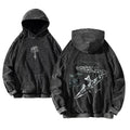 Anime-Inspired Sword Art Hoodie with Dark Manga Streetwear Aesthetic