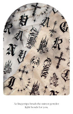 Gothic Cross Nail Art Stickers for Alternative and Dark Fashion