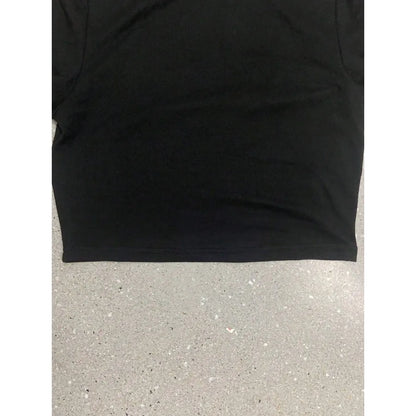 Dark Floral Graphic Baby Tee with Fitted Alternative Streetwear Silhouette