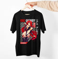 Crimson Idol Anime Graphic Oversized Vintage Streetwear Cotton T-Shirt