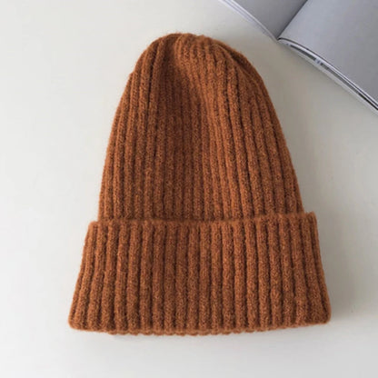 Soft Acrylic Ribbed Knit Beanie for Everyday Casual Streetwear Winter Fashion and Comfort