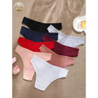 Low-Rise V-Waist Brief Panties Eight-Pack with Smooth Contoured Edges