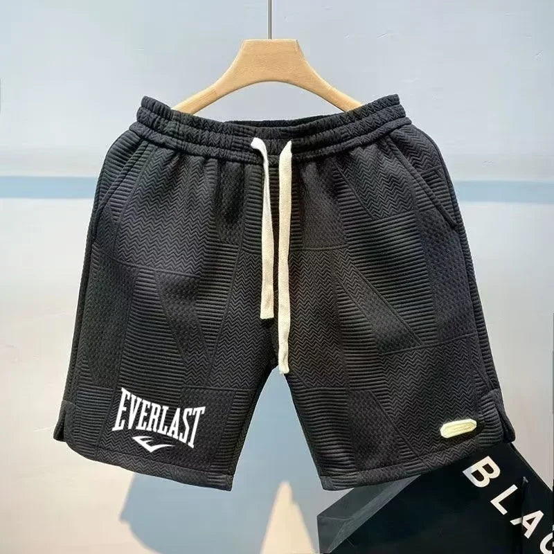 Unisex Relaxed Casual Shorts with Drawstring Waist and Graphic Streetwear Everyday Design