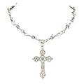 Thorn Cross Necklace for Gothic Punk Alternative Fashion Statements