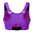 Dynamic Cutout Back Athletic Sports Bra with Wide Adjustable Straps