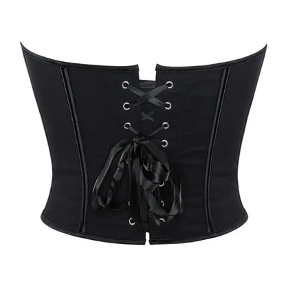 Strapless Corset Top with Structured Boning and Sculpted Waist Silhouette