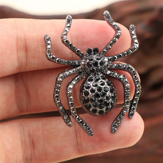 Gothic Spider Statement Brooch for Dark Alternative Styling