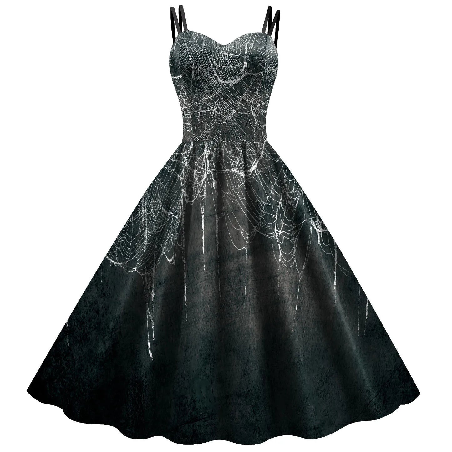 Layered Mesh Gothic Mini Dress With Chain Detail Alternative Streetwear Styling