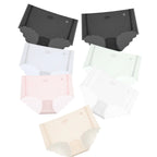 Seven-Piece Ultra-Thin Seamless Low-Rise Brief Set in Pastel Tones