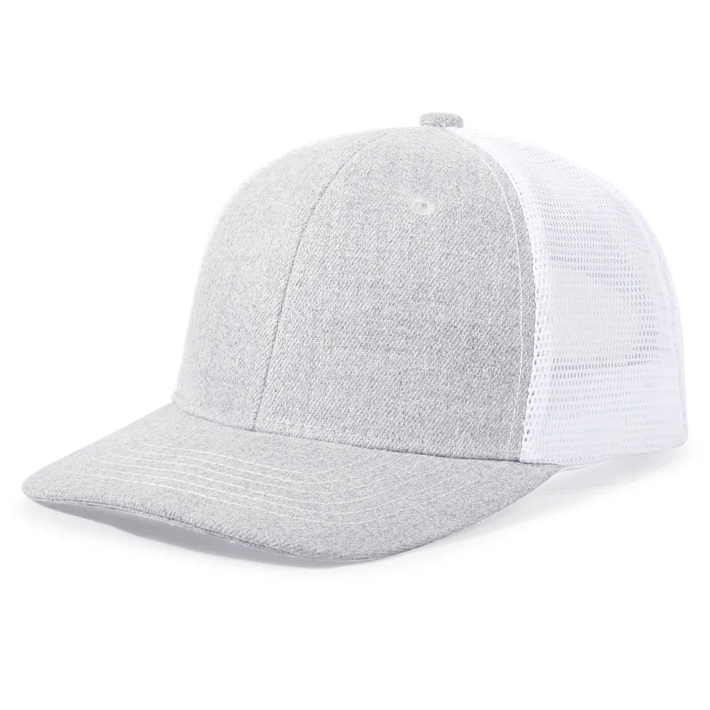 Breathable Mesh Trucker Cap Adjustable Curved Brim Casual Outdoor Streetwear Hat