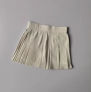 High Waist Pleated Tennis Skirt with Lightweight Athletic Streetwear Styling