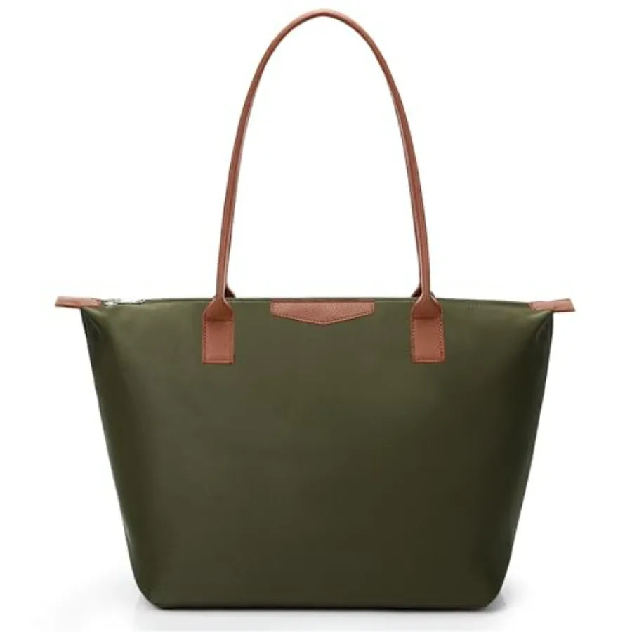 Minimal Hobo Tote Shoulder Bag with Foldable Everyday Carry Design