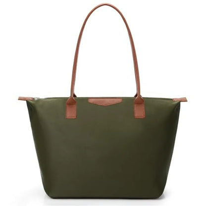 Minimal Hobo Tote Shoulder Bag with Foldable Everyday Carry Design