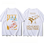 Kawaii Manga Graphic Oversized Japanese Streetwear Casual Cotton T-Shirt