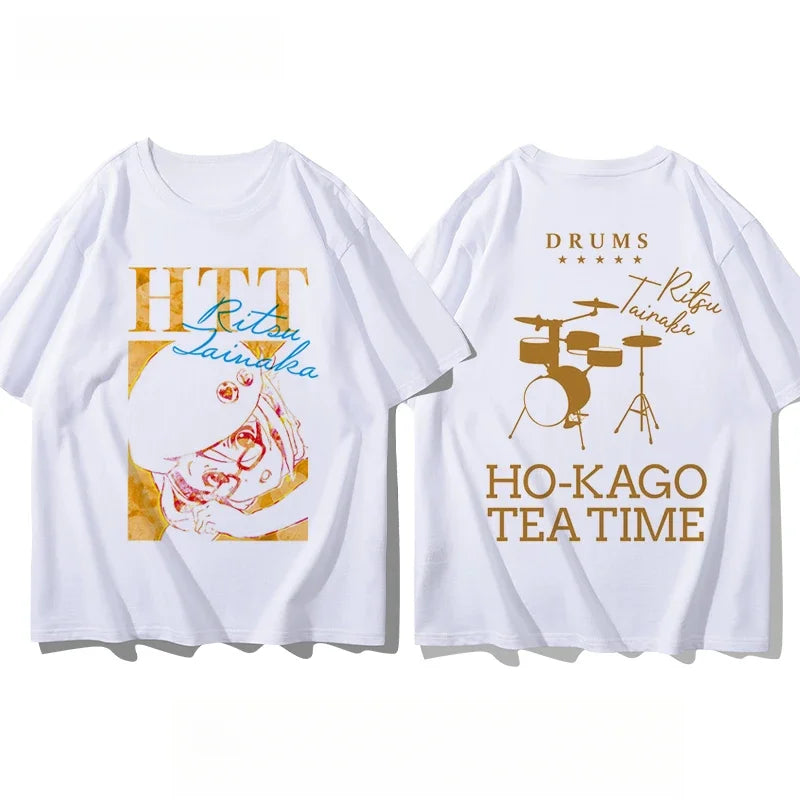 Kawaii Manga Graphic Oversized Japanese Streetwear Casual Cotton T-Shirt
