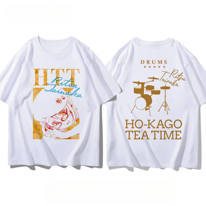 Kawaii Manga Graphic Oversized Japanese Streetwear Casual Cotton T-Shirt