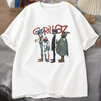 Retro Anime Streetwear Oversized Vintage Graphic Tee