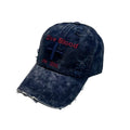 Vintage Washed Embroidered Baseball Cap Adjustable Curved Brim Casual Streetwear Hat