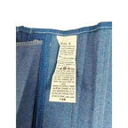 Blue Denim Strapless Corset Top with Front Zipper and Sweetheart Neckline